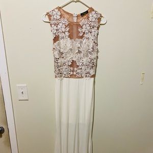 White Dress w mesh - Worn Once